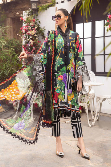 Maria B MPT-2108-B Mprint Lawn Online Shopping